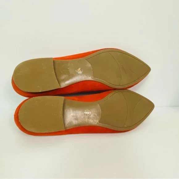 Marc Fisher Altair Flat Size 8 Pointed Slip On Shoe Suede Leather - Picture 5 of 5